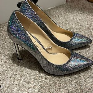 Jessica Simpson Holographic heels